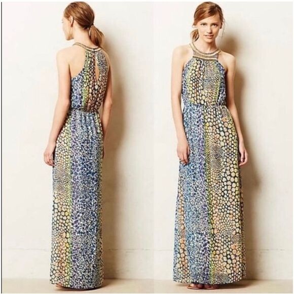 Anthropologie Dresses & Skirts - Anthropologie HD in Paris Mayacamas Mosaic Embellished Maxi Dress